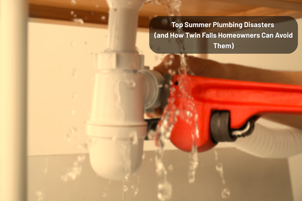 Twin Falls bathroom with plumbing being checked for summer-related issues