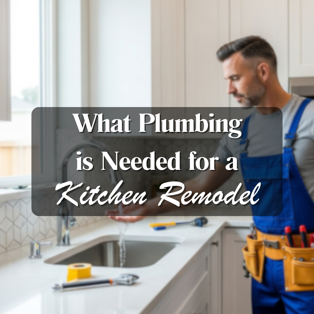 Licensed plumber testing a sink for a kitchen remodel in Twin Falls